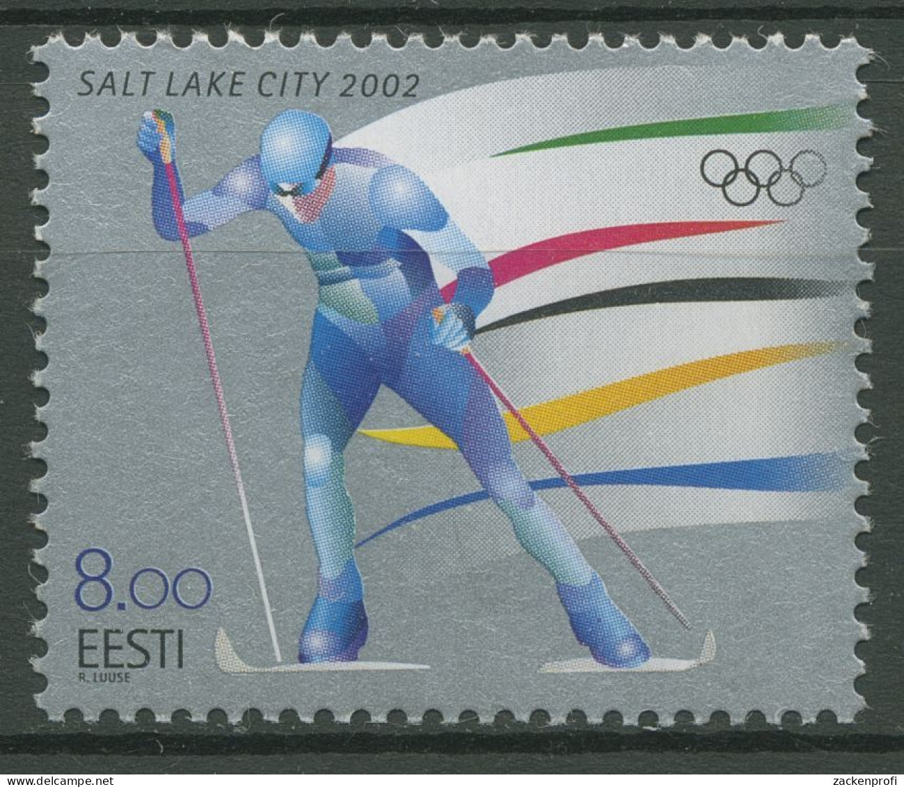 Estland 2002 Olympische Winterspiele Salt Lake City 426 Postfrisch - Estonie