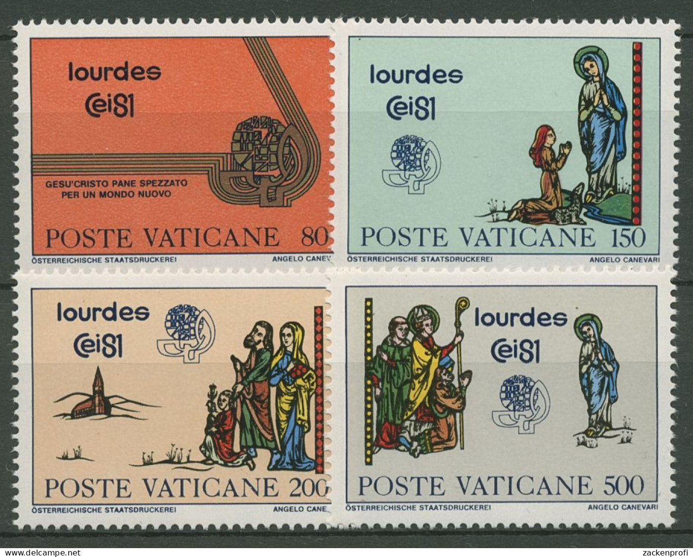 Vatikan 1981 Eucharistischer Weltkongress 785/88 Postfrisch - Ongebruikt