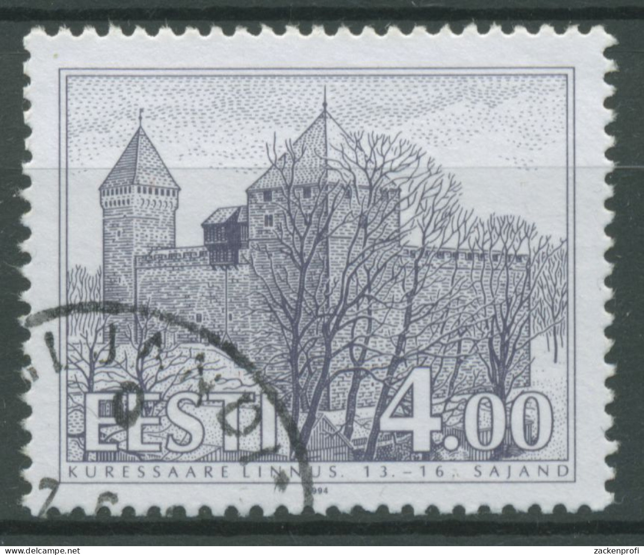 Estland 1994 Schloss Kuressaare 237 Gestempelt - Estonia