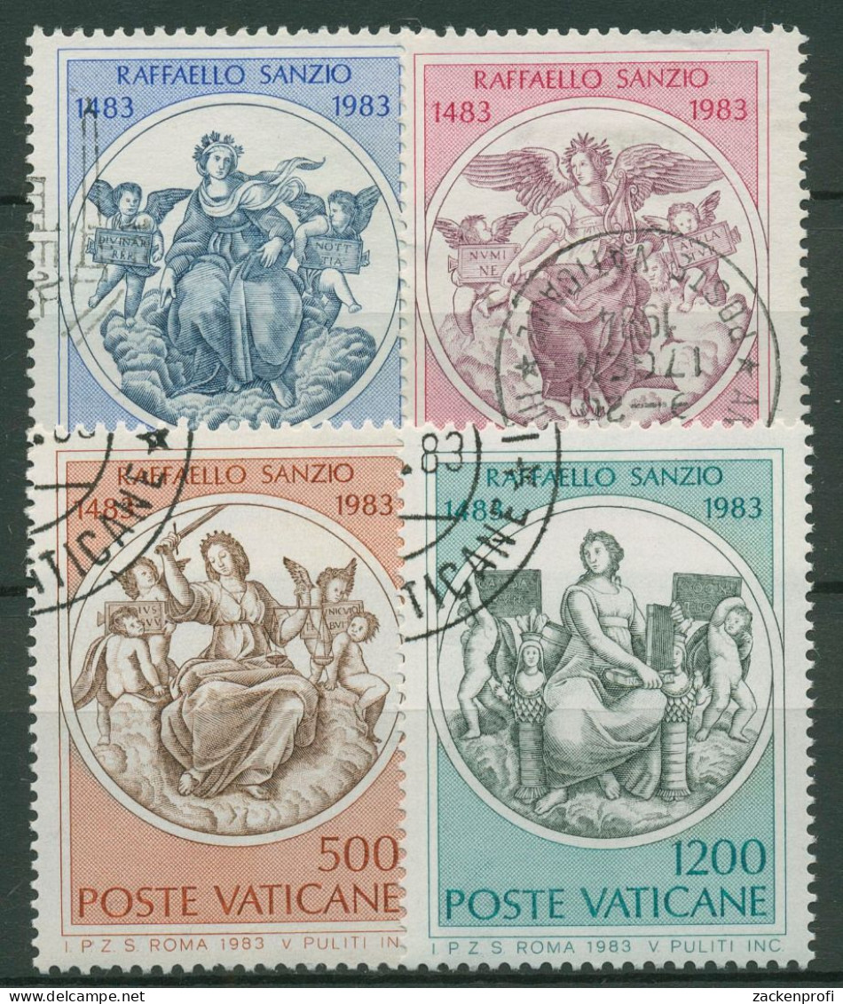 Vatikan 1983 Raffael Fresken 826/29 Gestempelt - Used Stamps