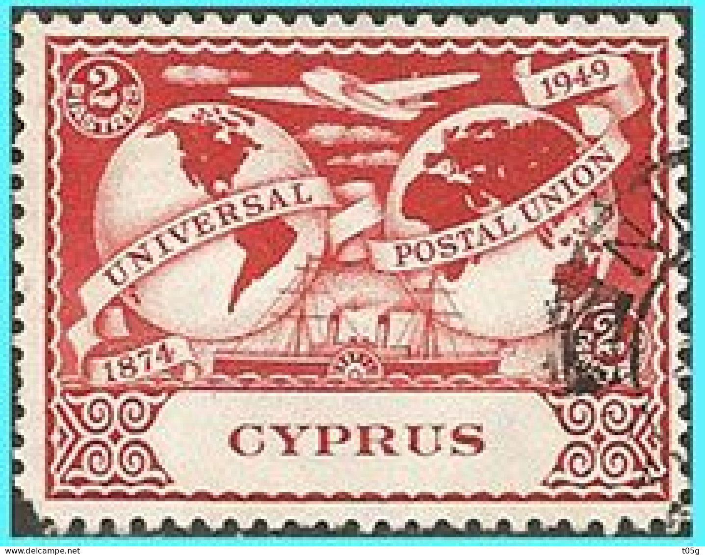 CYPRUS- GREECE- GRECE- HELLAS 1949: from set  Used - Gebraucht