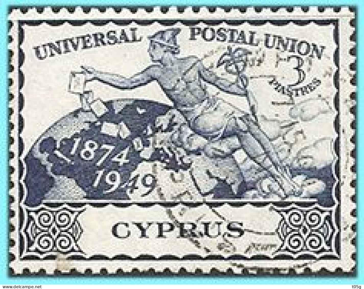 CYPRUS- GREECE- GRECE- HELLAS 1953: from set  Used - Usados