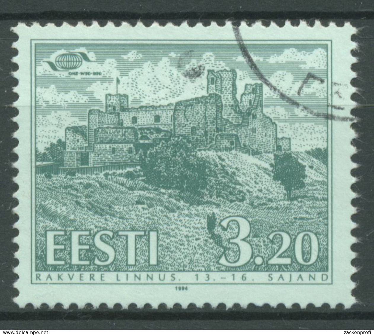 Estland 1994 Burg Wesenberg 244 Gestempelt - Estonia