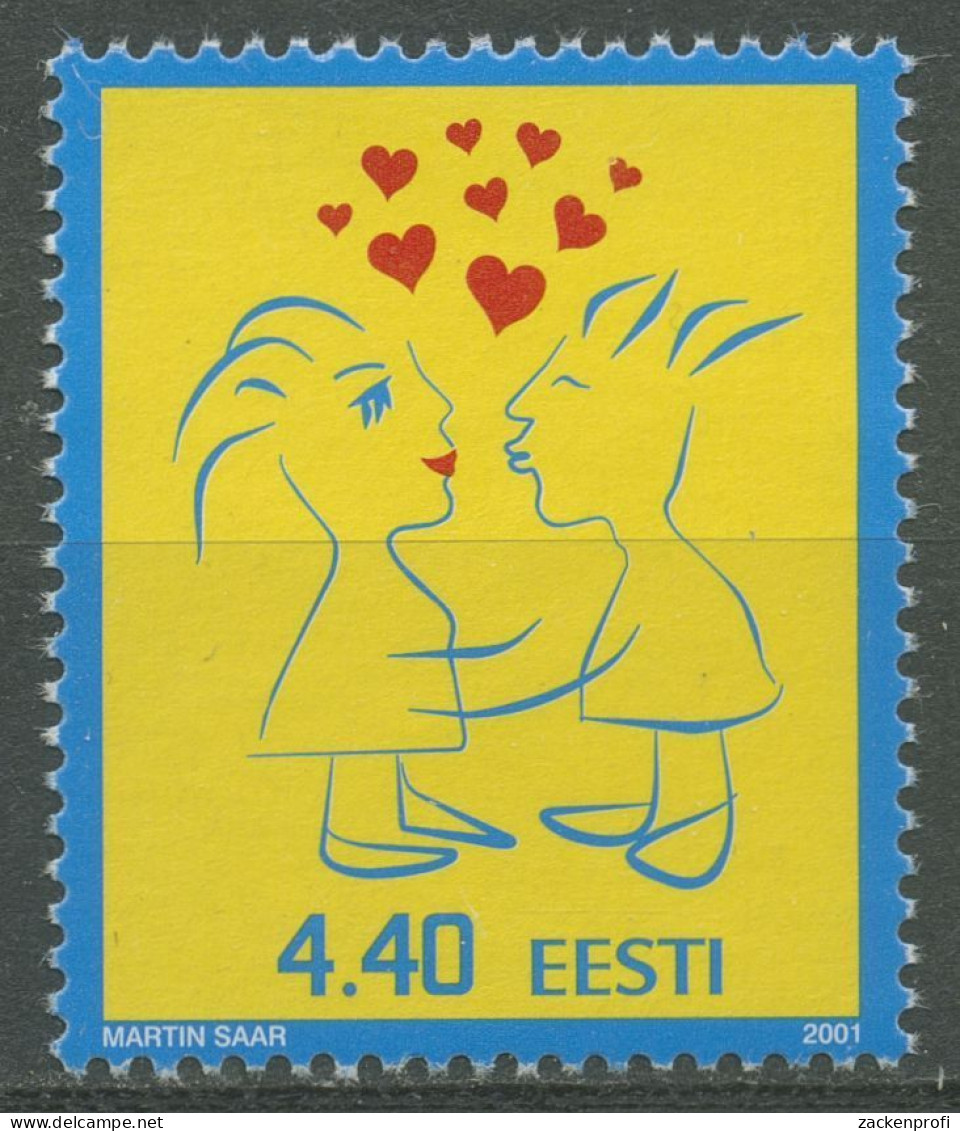 Estland 2001 Valentinstag 392 Postfrisch - Estonia