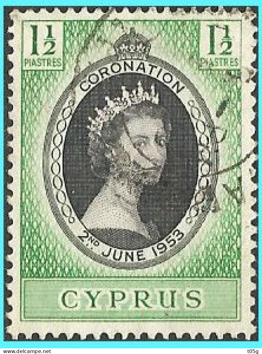 CYPRUS- GREECE- GRECE- HELLAS 1953: from set  Used - Usados