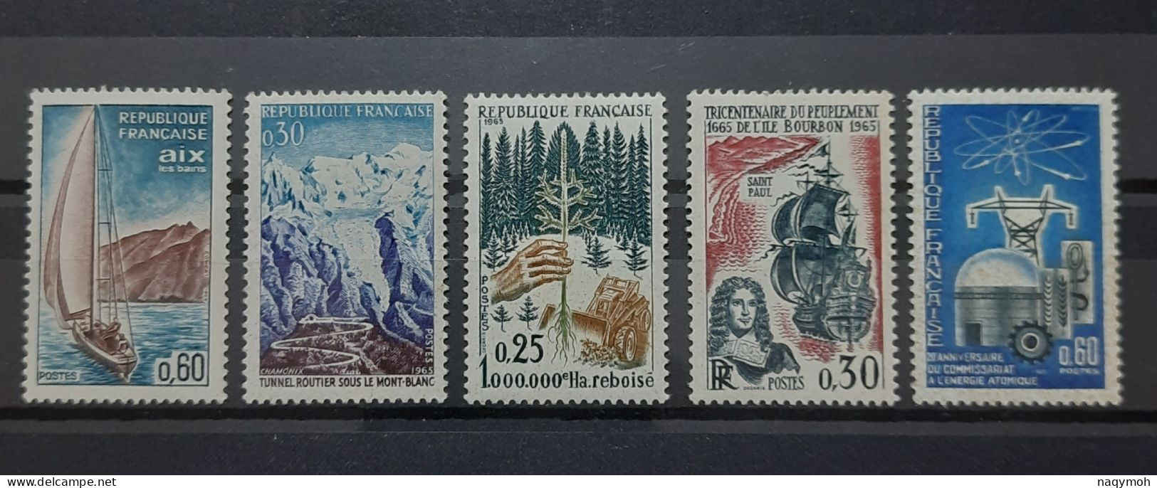 France Yvert 1437-1454-1460-1461-1462** Année 1965 MNH. - Unused Stamps
