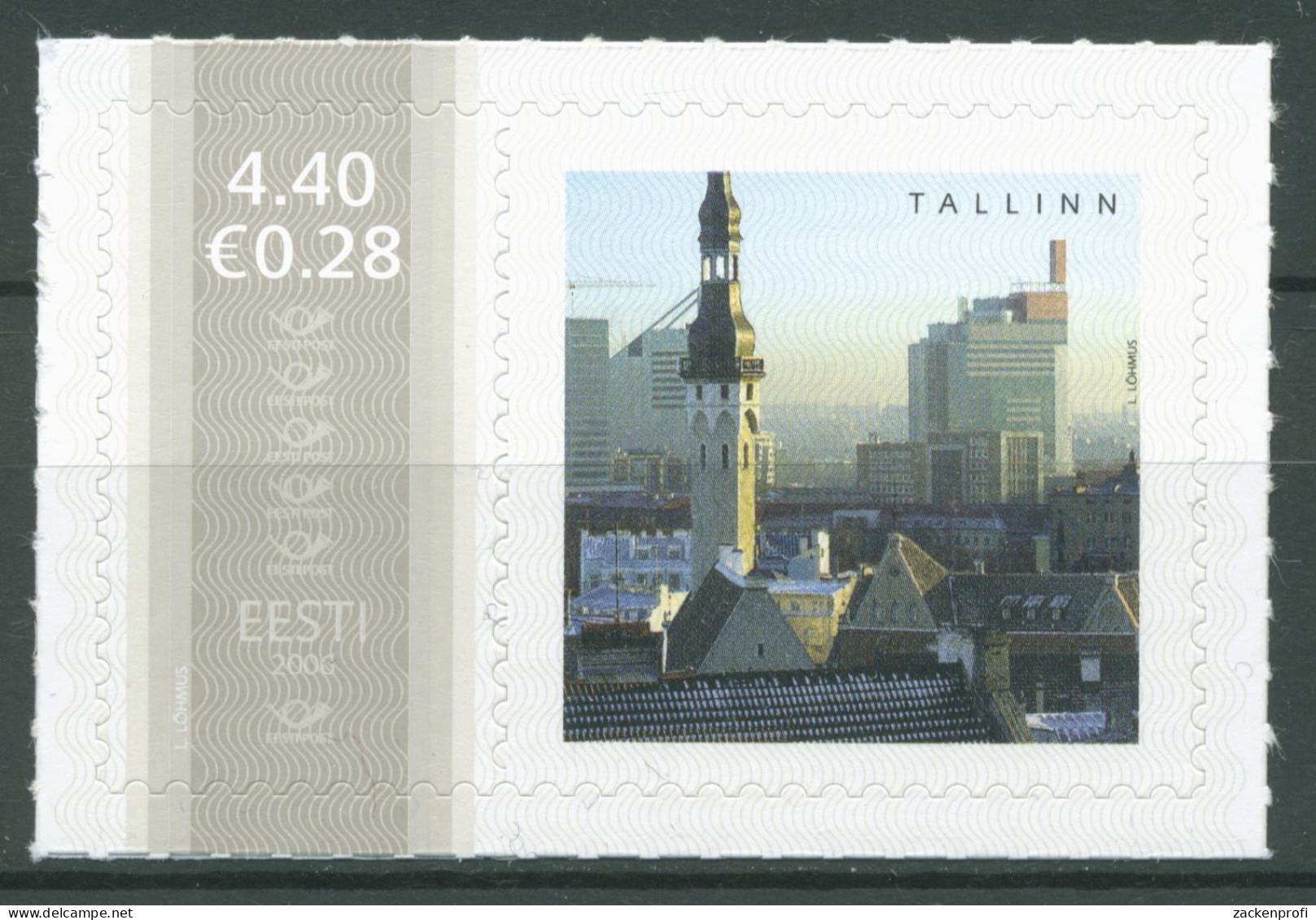 Estland 2006 Meine Marke Mit Personalisiertem Zierfeld Tallin 557 Zf Postfrisch - Estland