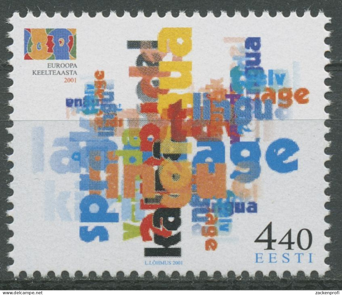 Estland 2001 Jahr Der Sprache 396 Postfrisch - Estonie