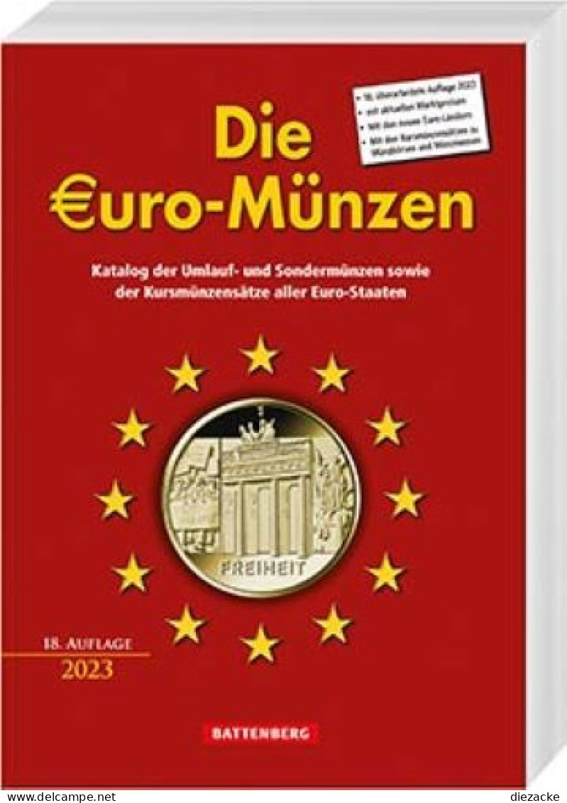 Die Euro Münzen -Battenberg Verlag 18. Auflage 2023 Neu - Books & Software