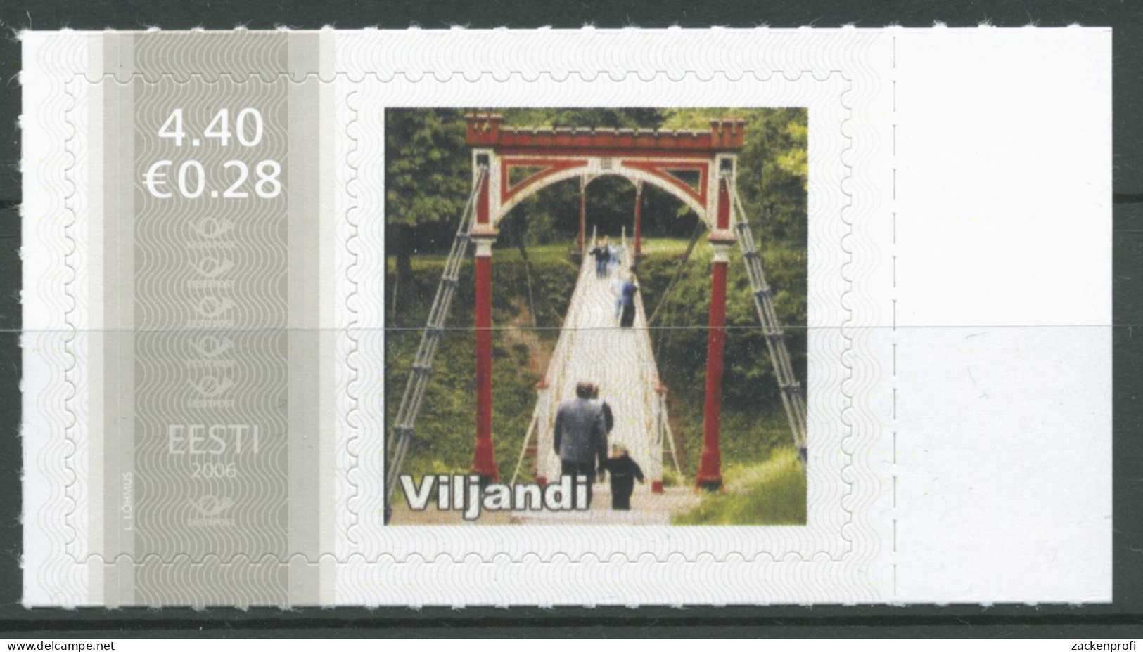 Estland 2006 Meine Marke M. Personalisiertem Zierfeld Viljandi 557 Zf Postfrisch - Estonie