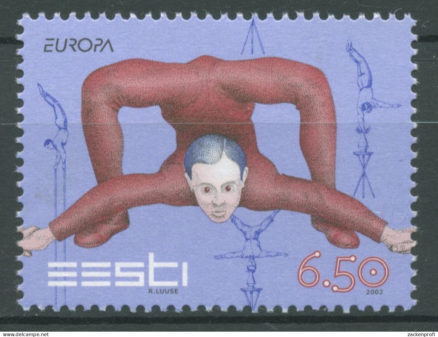 Estland 2002 Europa CEPT Zirkus 437 Postfrisch - Estonia