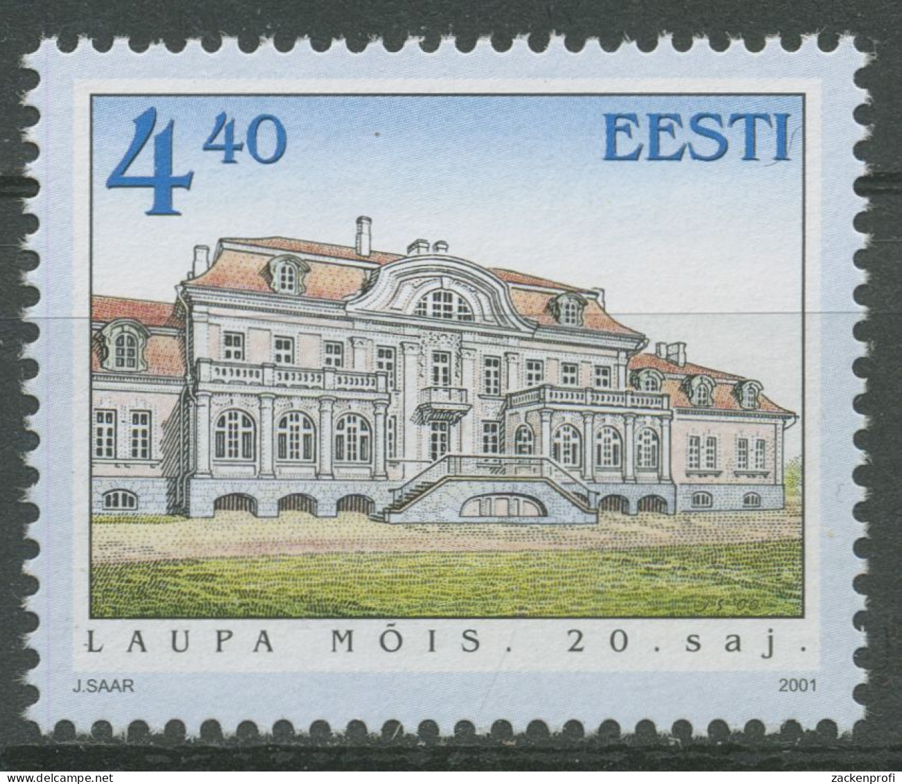 Estland 2001 Gutshof Laupa 398 Postfrisch - Estonia