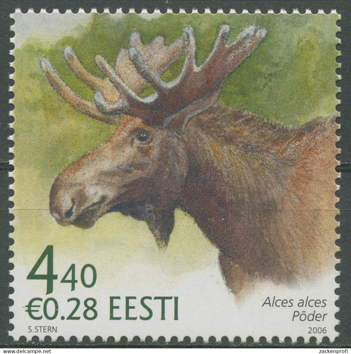 Estland 2006 Tiere Elch 542 Postfrisch - Estonia