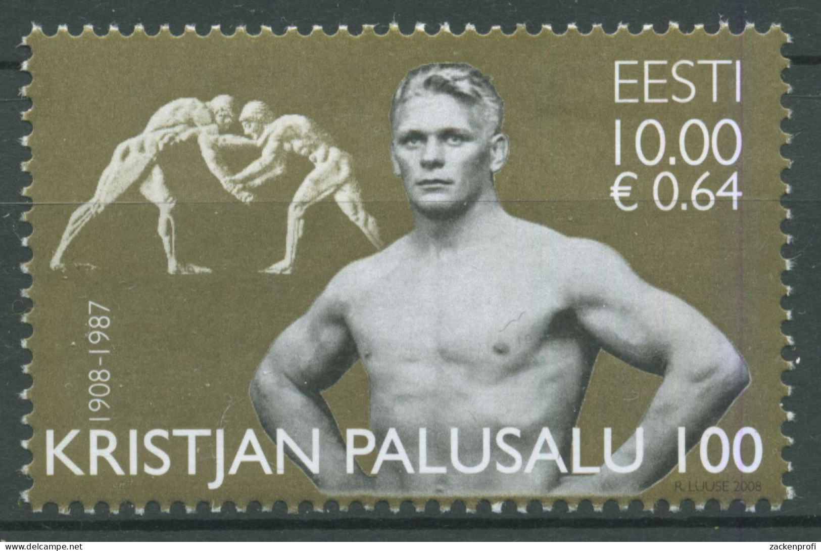 Estland 2008 Olympiasieger Kristjan Palusalu 607 Postfrisch - Estonie