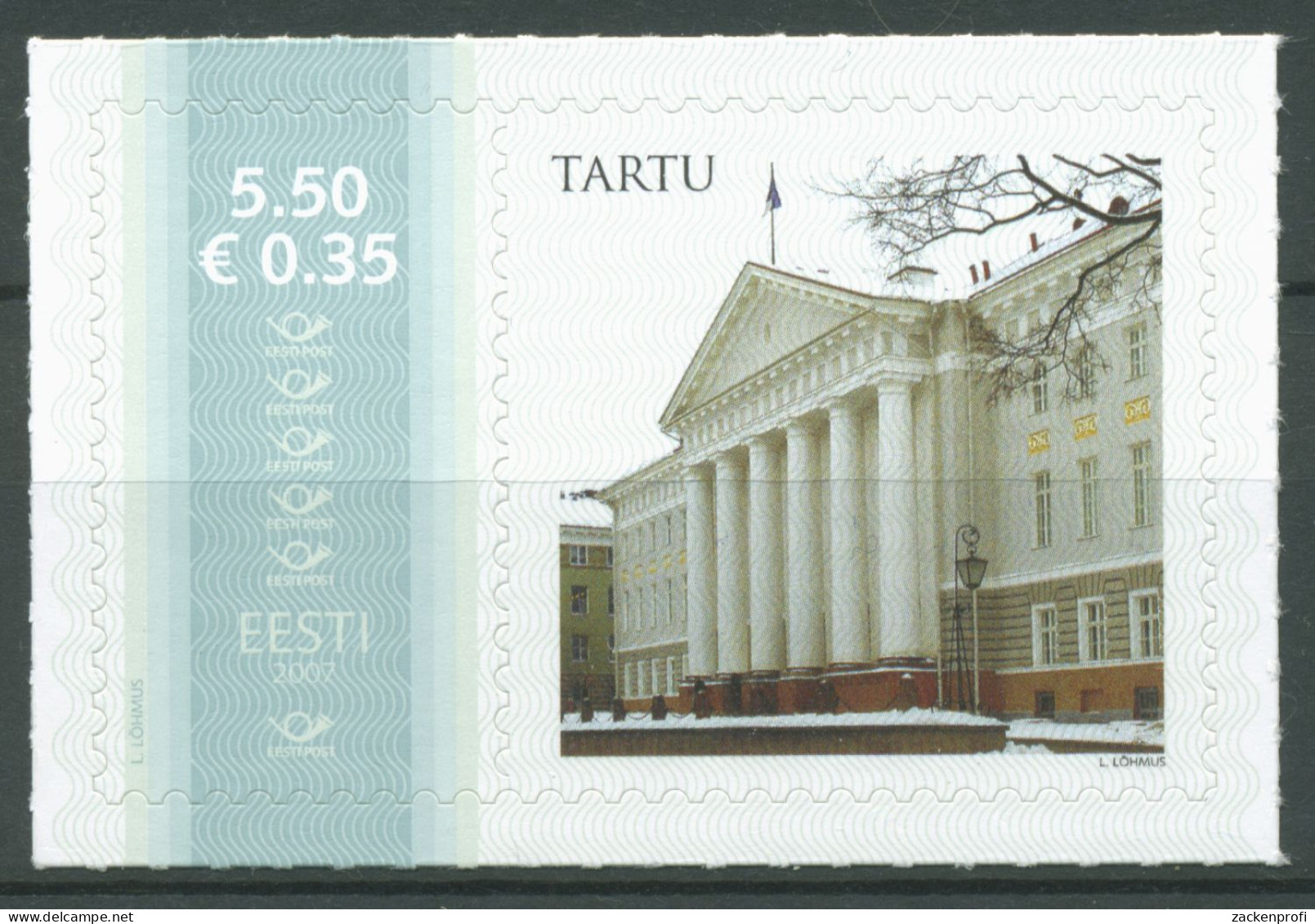 Estland 2007 Meine Marke Mit Personalisiertem Zierfeld Tartu 577 Zf Postfrisch - Estonia