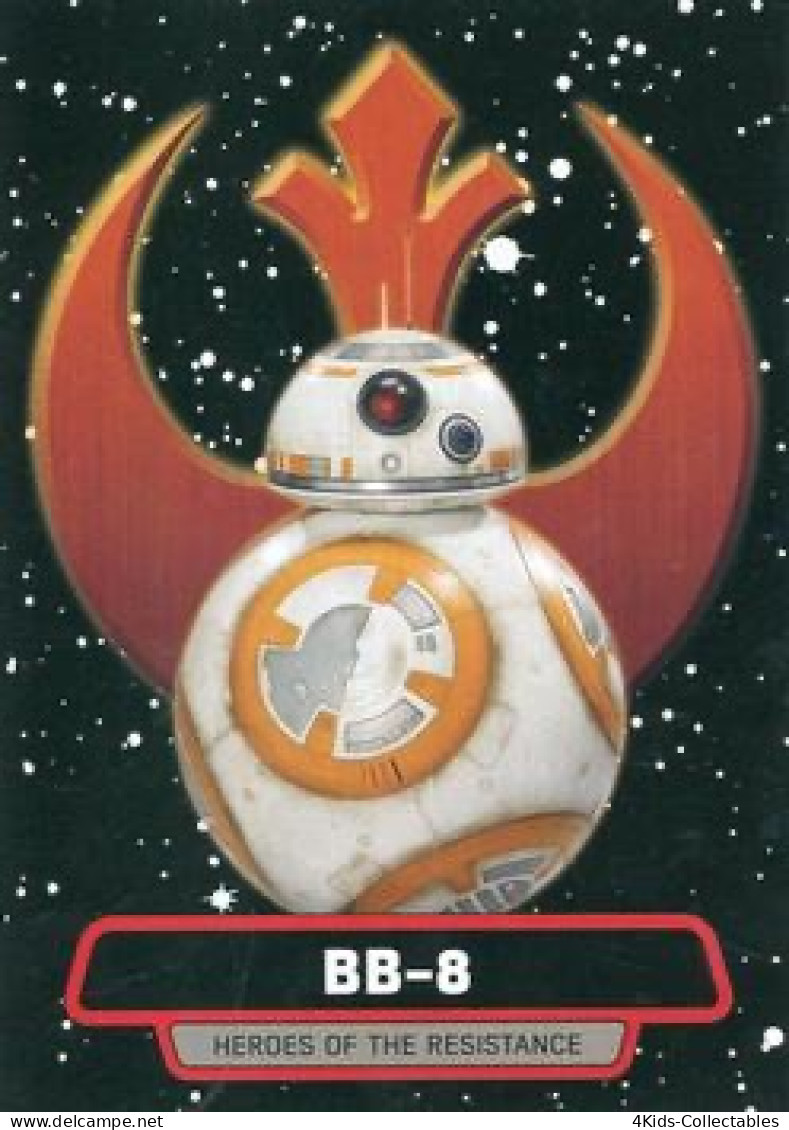 2015 Topps STAR WARS Journey To The Force Awakens "Heroes Of The Resistance" R-4 BB-8 - Star Wars