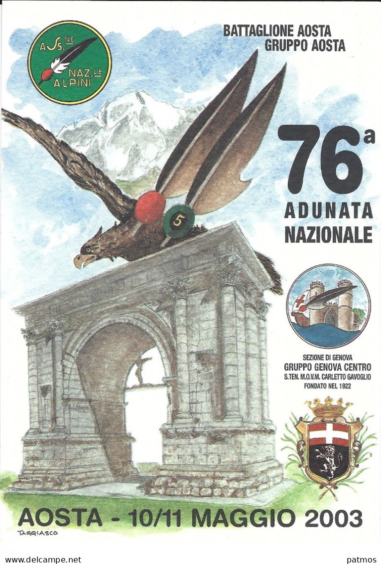 ALPINI - Adunata Di Aosta 2003 - Gruppo Genova - Sonstige & Ohne Zuordnung