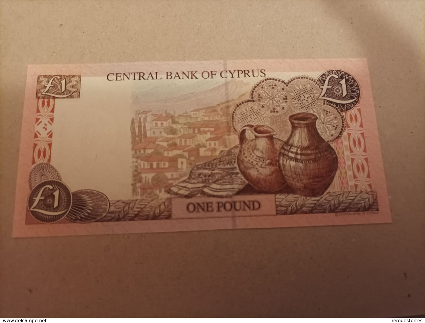 Billete De Chipre De 1 Libra, Serie A, Año 1997, UNC - Cyprus