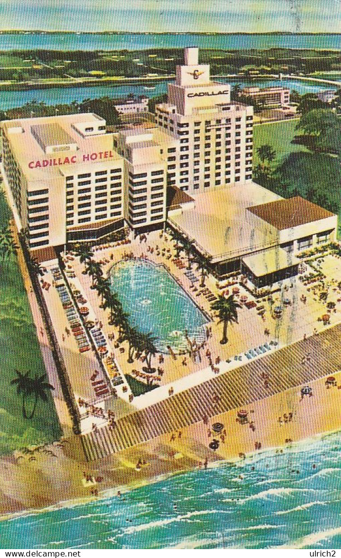 AK Miami Beach - Oceanfront - 39th To 40th Streets - Cadillac Hotel - 1968 (68928) - Miami Beach