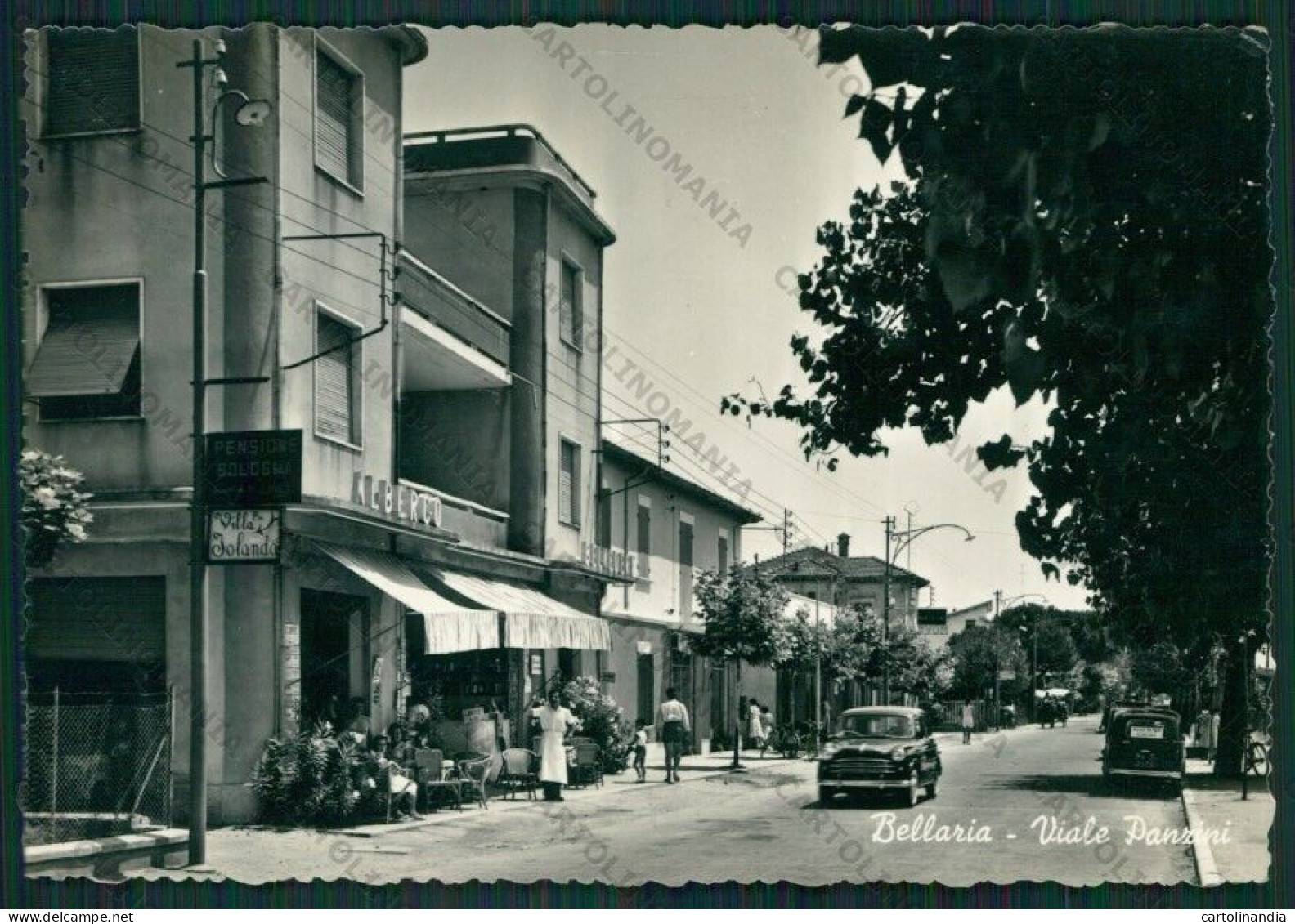 Rimini Bellaria Auto Foto FG Cartolina KB1094 - Rimini