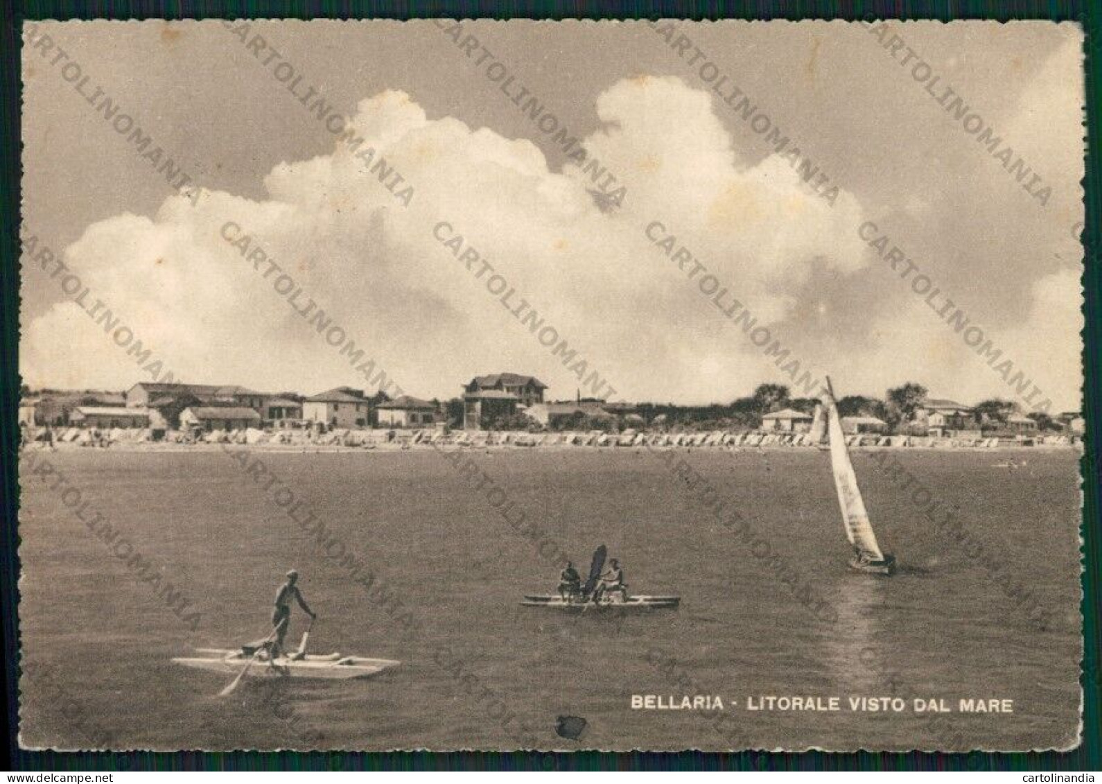 Rimini Bellaria FG Cartolina KB1075 - Rimini