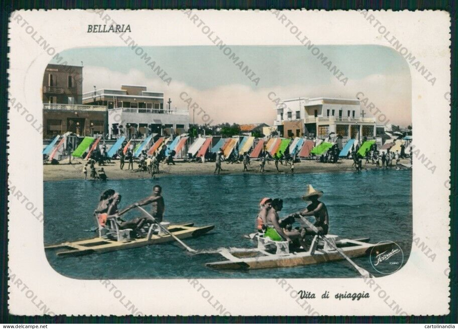 Rimini Bellaria Foto FG Cartolina KB1128 - Rimini