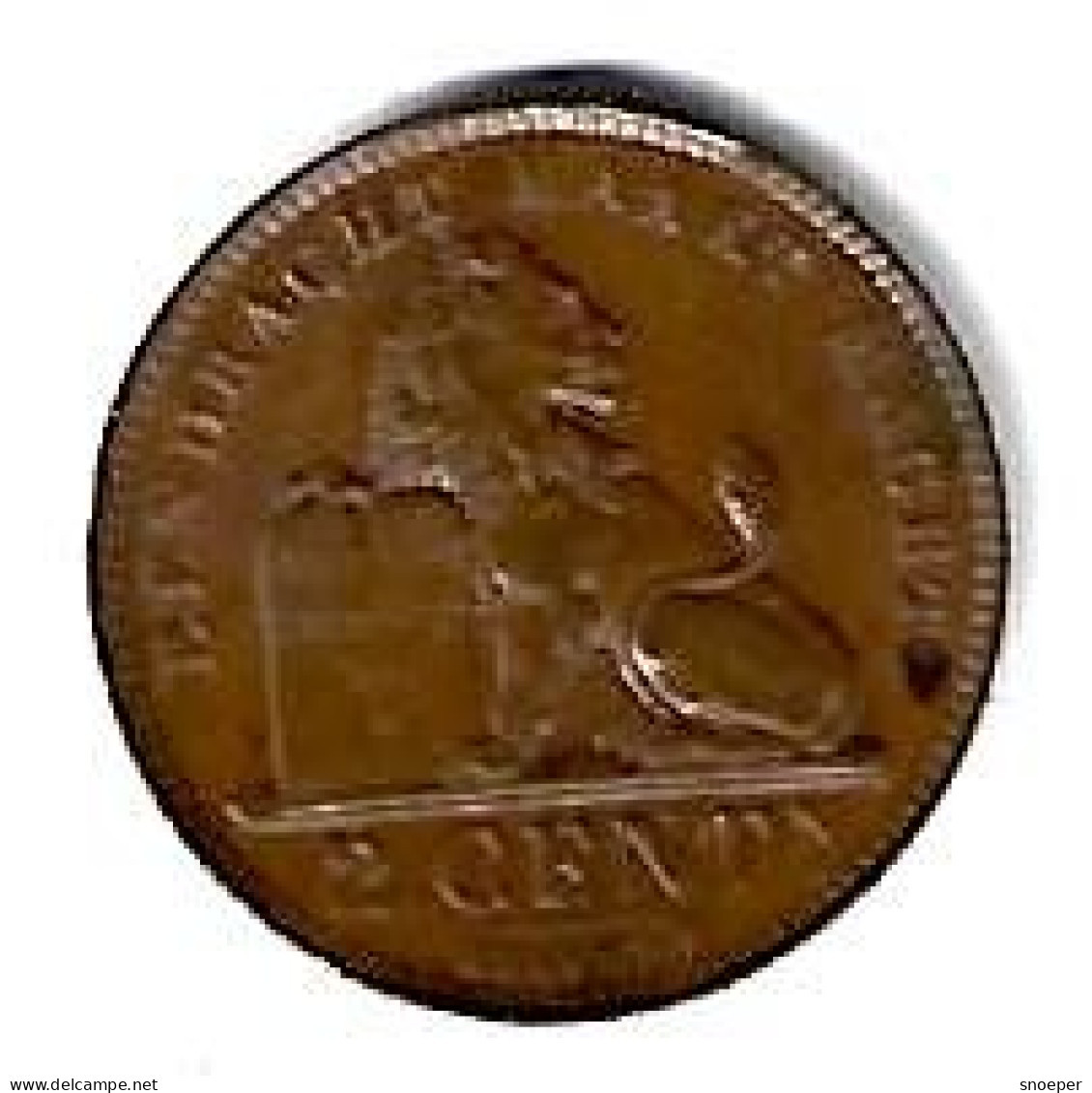 *belguim 2 Centime 1919  Dutch  Vf+ - 2 Cent