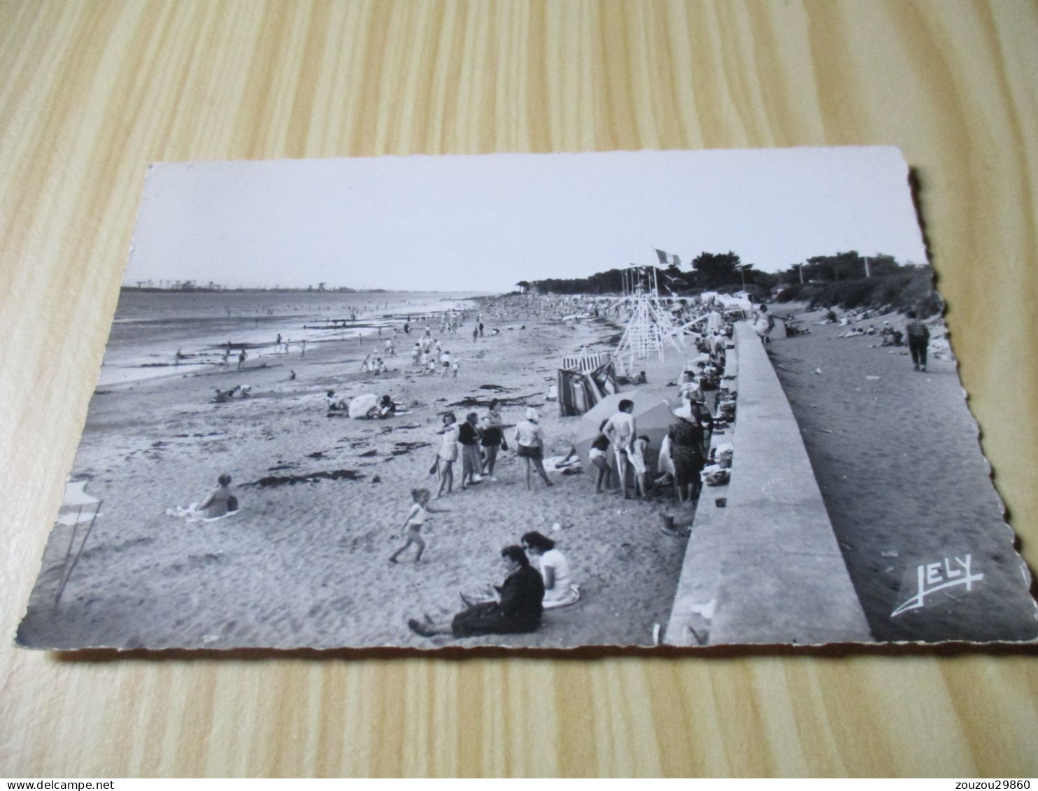 CPSM Saint-Brévin-les-Pins (44).La Plage - Carte Animée. - Saint-Brevin-les-Pins