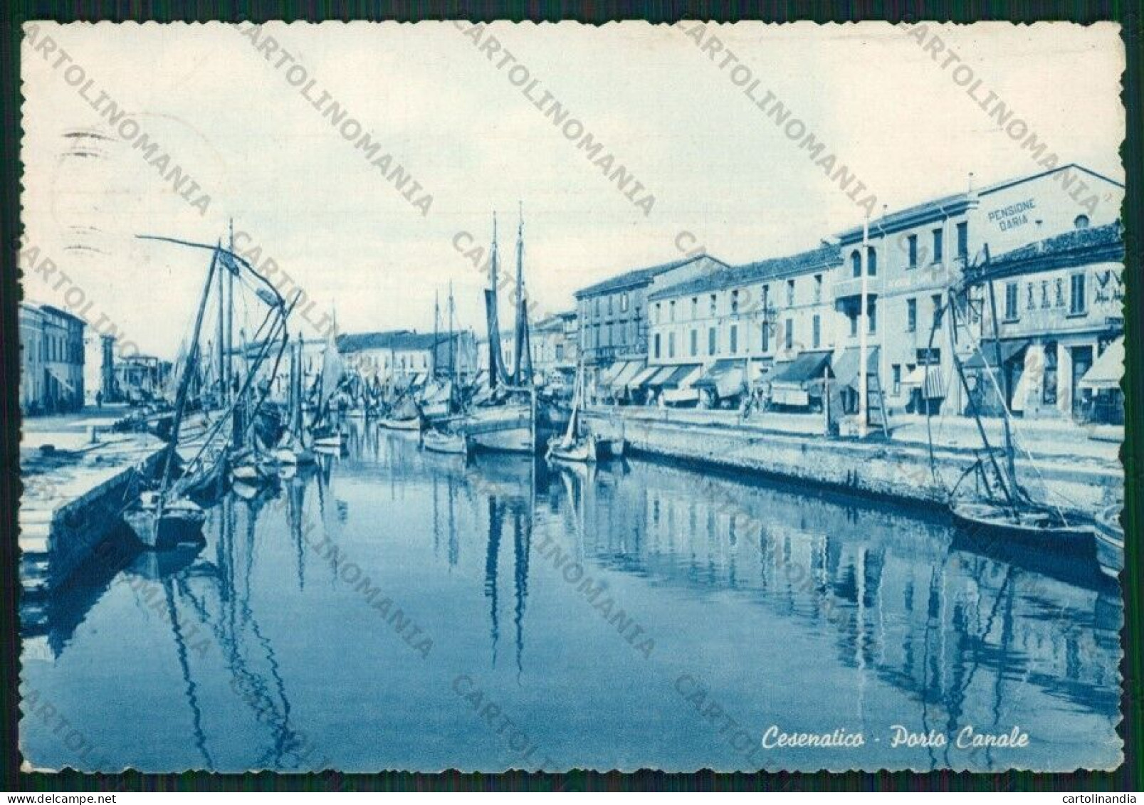 Forlì Cesenatico Porto Canale FG Cartolina KB0978 - Forlì