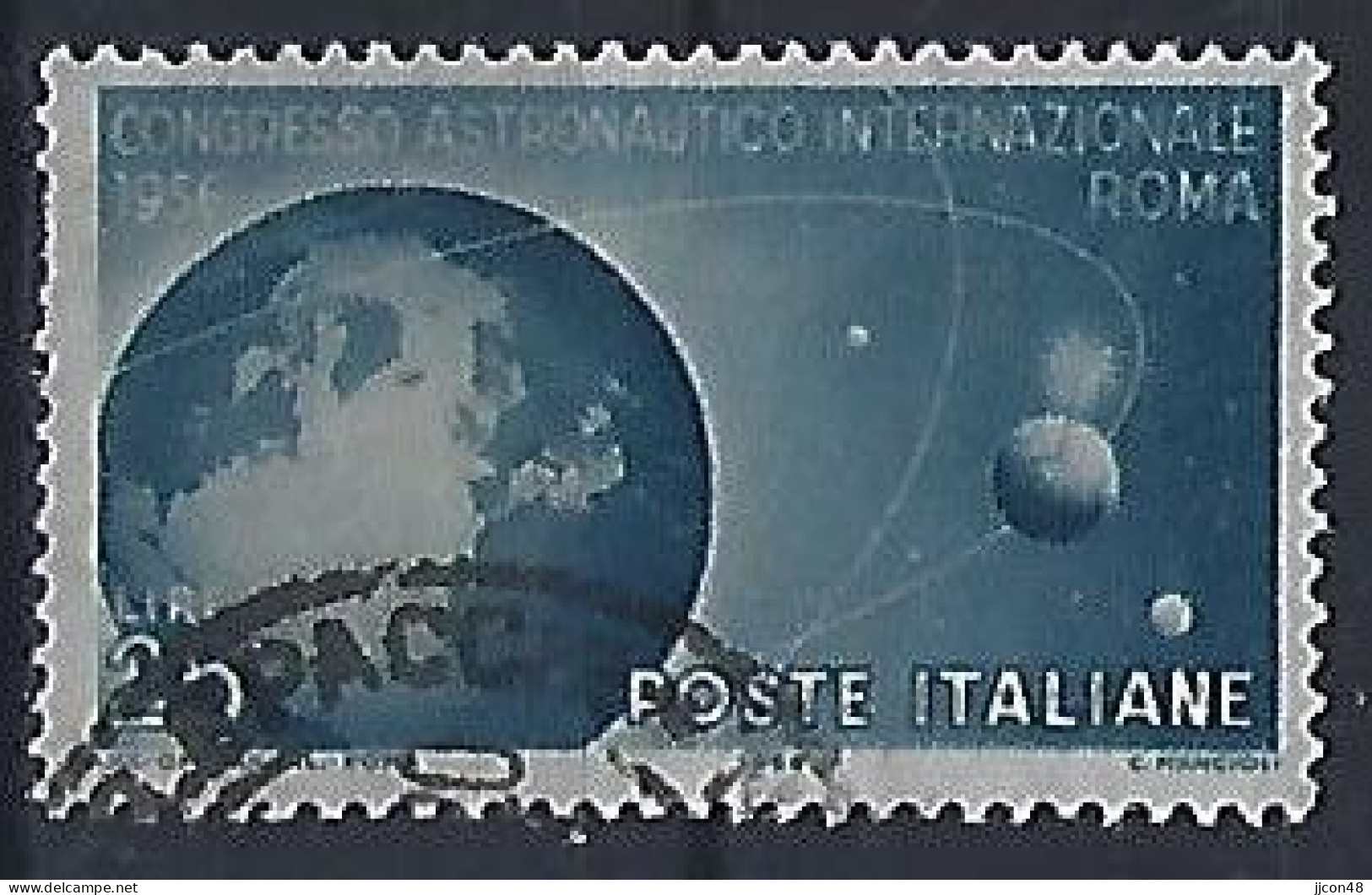 Italy 1956  Kongress Fur Astronautik (o) Mi.975 - 1946-60: Oblitérés