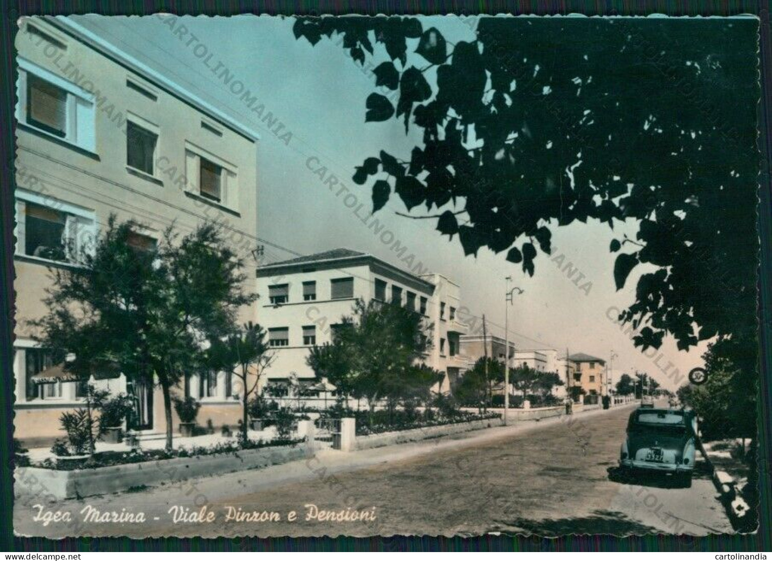 Rimini Bellaria Igea Marina Auto Foto FG Cartolina KB1274 - Rimini