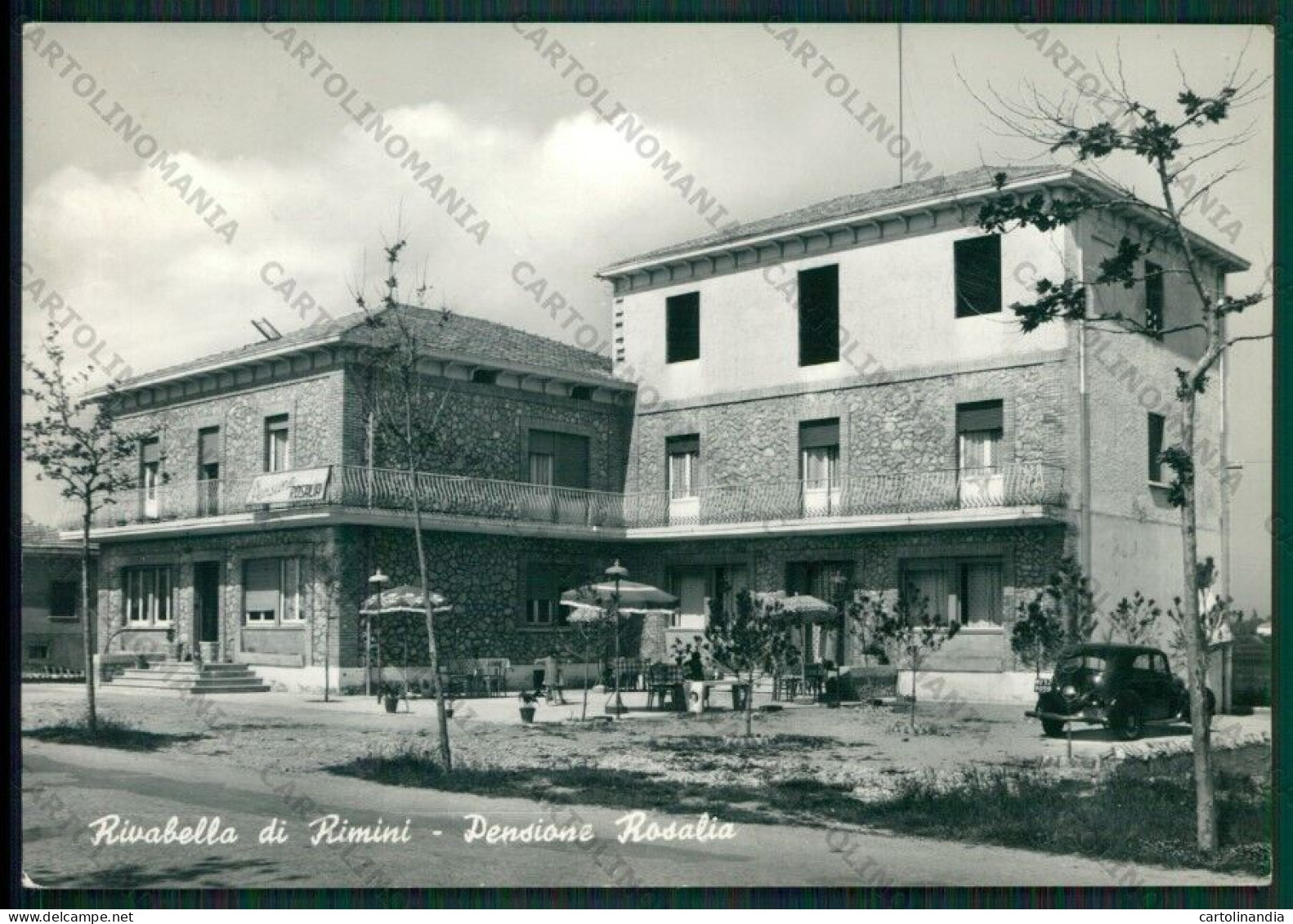 Rimini Marebello Di Auto Foto FG Cartolina KB1437 - Rimini