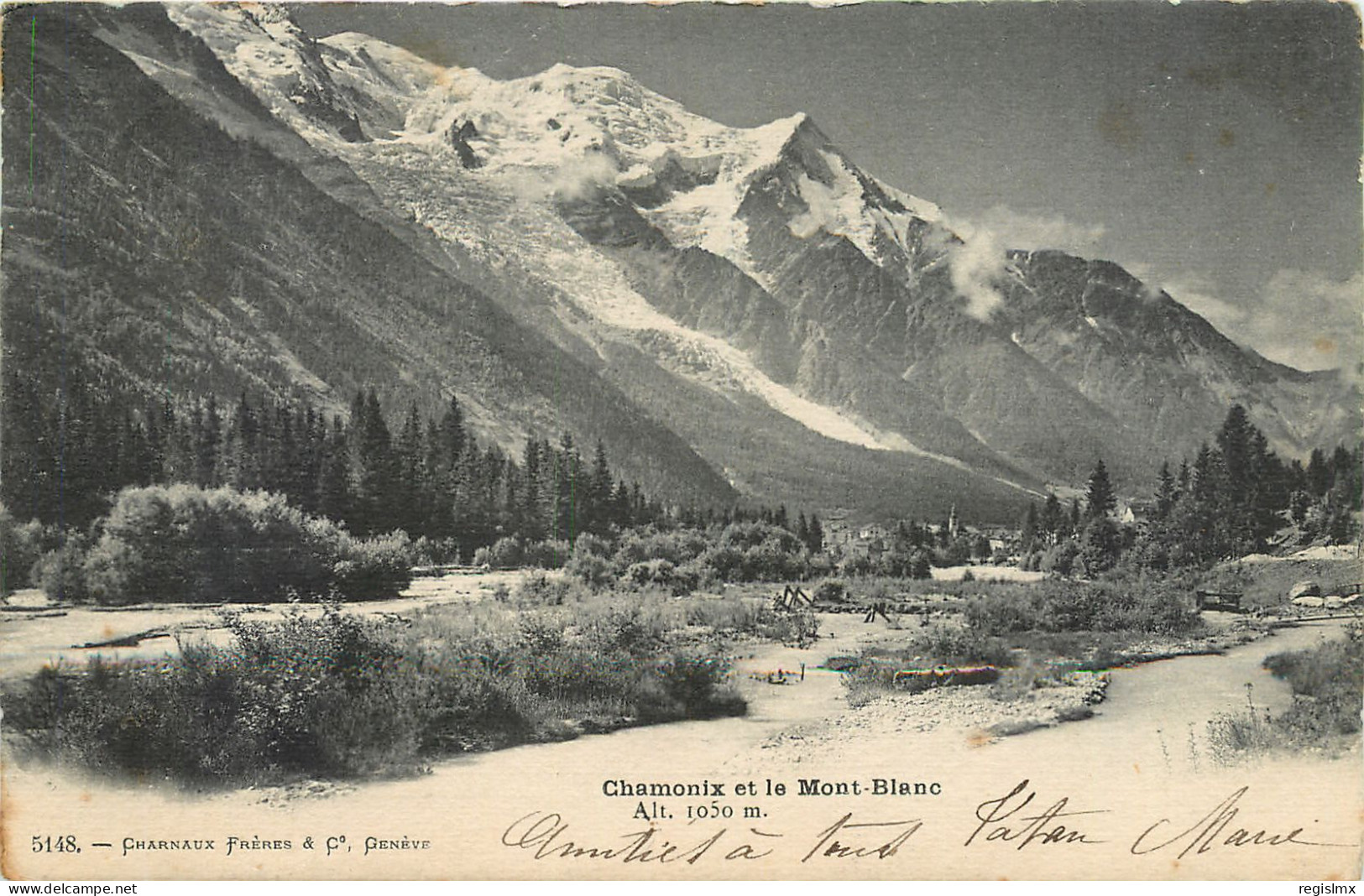 74-CHAMONIX MONT BLANC-N°3023-A/0377 - Chamonix-Mont-Blanc