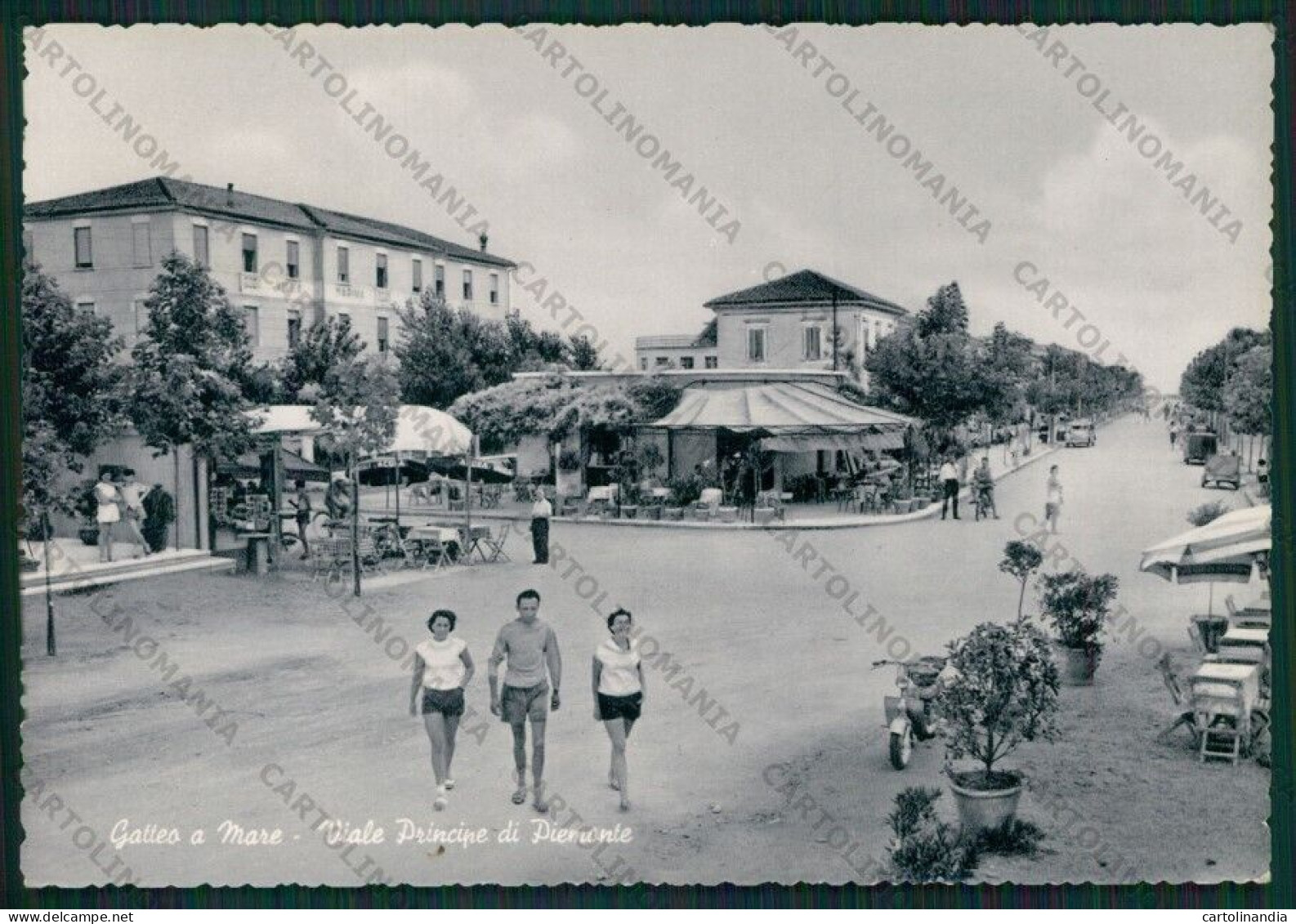 Forlì Gatteo A Mare Lambretta Foto FG Cartolina KB1367 - Forli