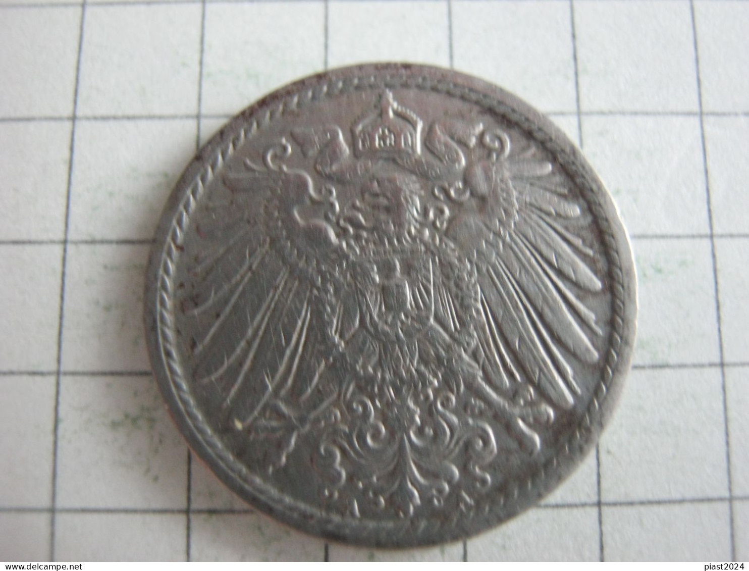 Germany 5 Pfennig 1900 A - 5 Pfennig