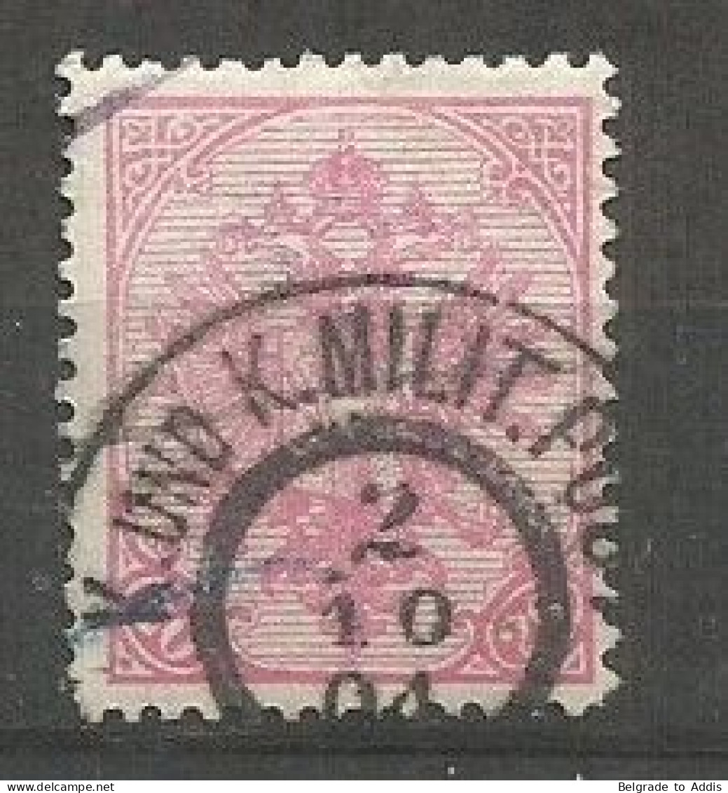 Bosnia Bosnien K.u.K. Austria Hungary Mi.16 Perforation 12½ Used 1900 - Bosnie-Herzegovine