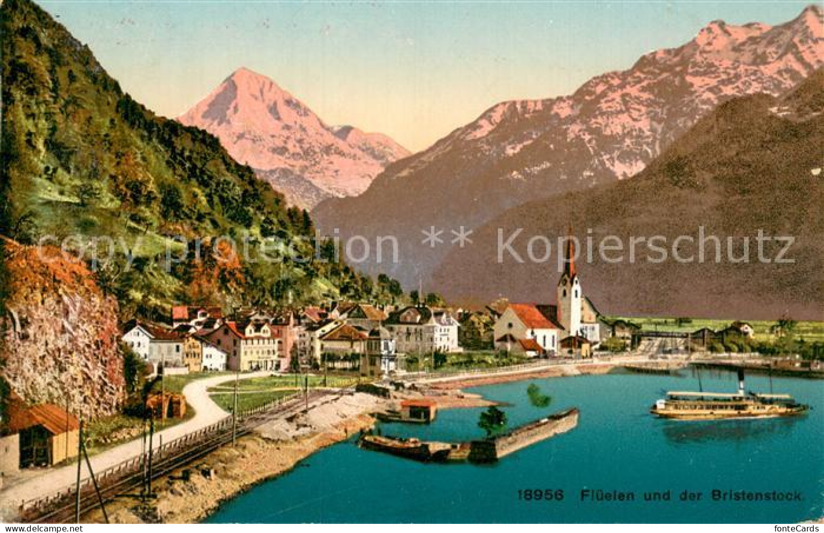 13767261 Flueelen Vierwaldstaettersee UR Mit Bristenstock  - Sonstige & Ohne Zuordnung