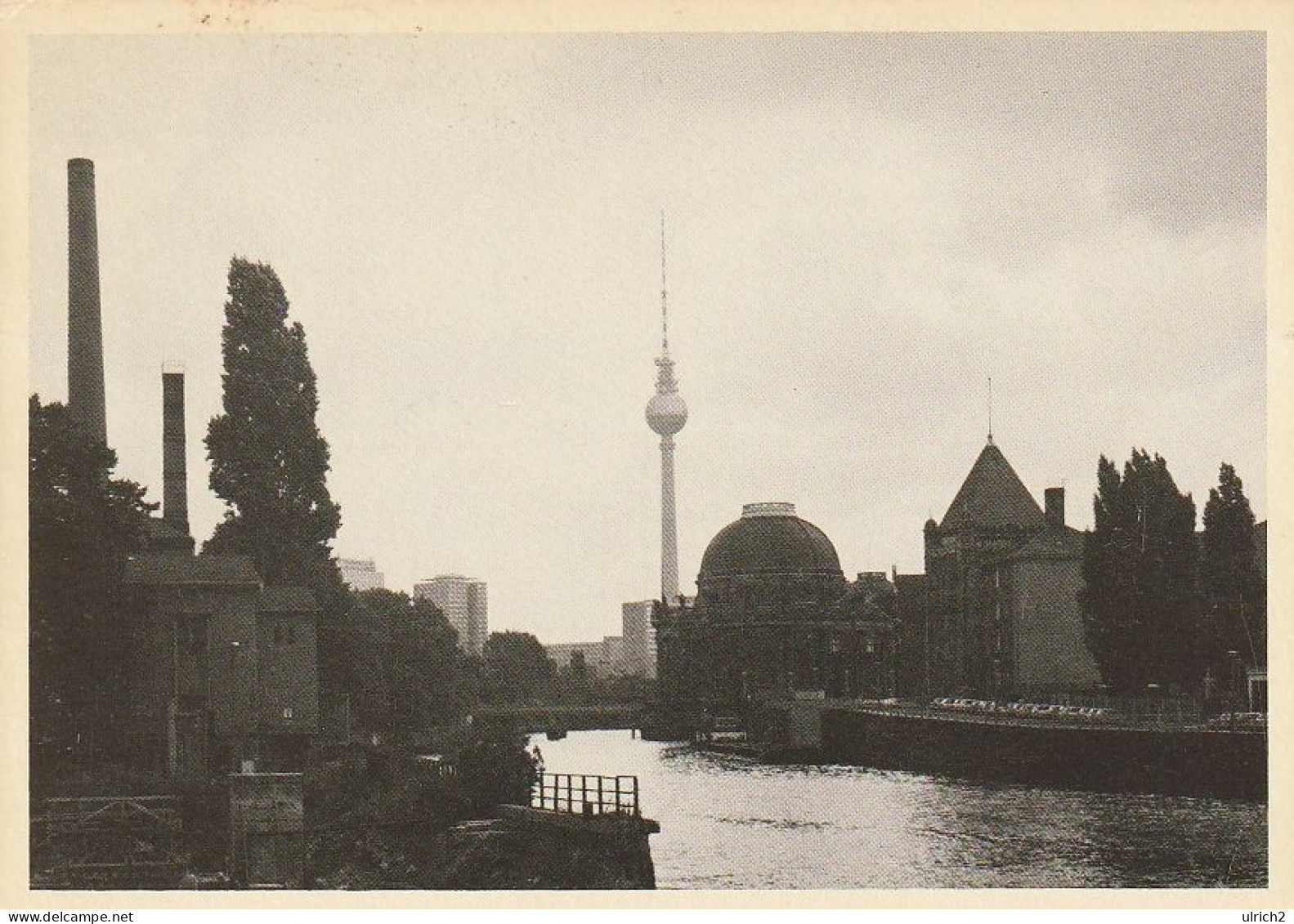 AK Berlin - Blick Von Der Weidendammer Brücke - Fernsehturm - Ca. 1950 (68929) - Mitte