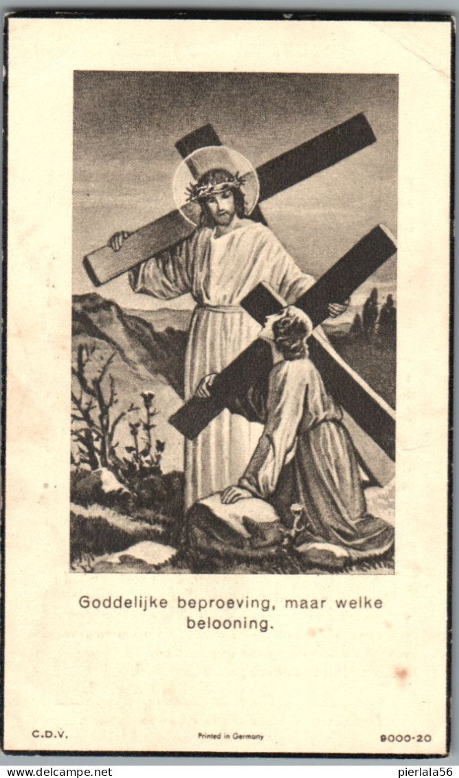 Bidprentje Heppen - Bervoets Frans (1923-1939) - Devotion Images