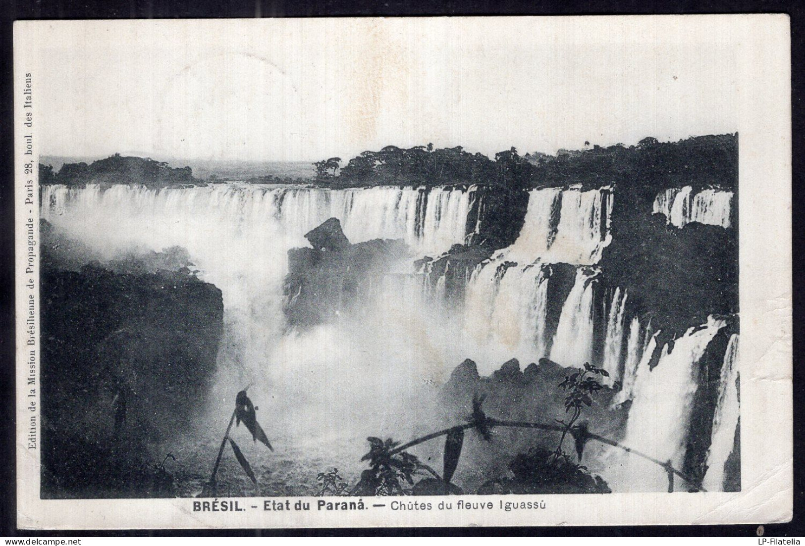Brasil - Circa 1911 - Paraná - Chutes Du Fleuve Iguassú - Curitiba