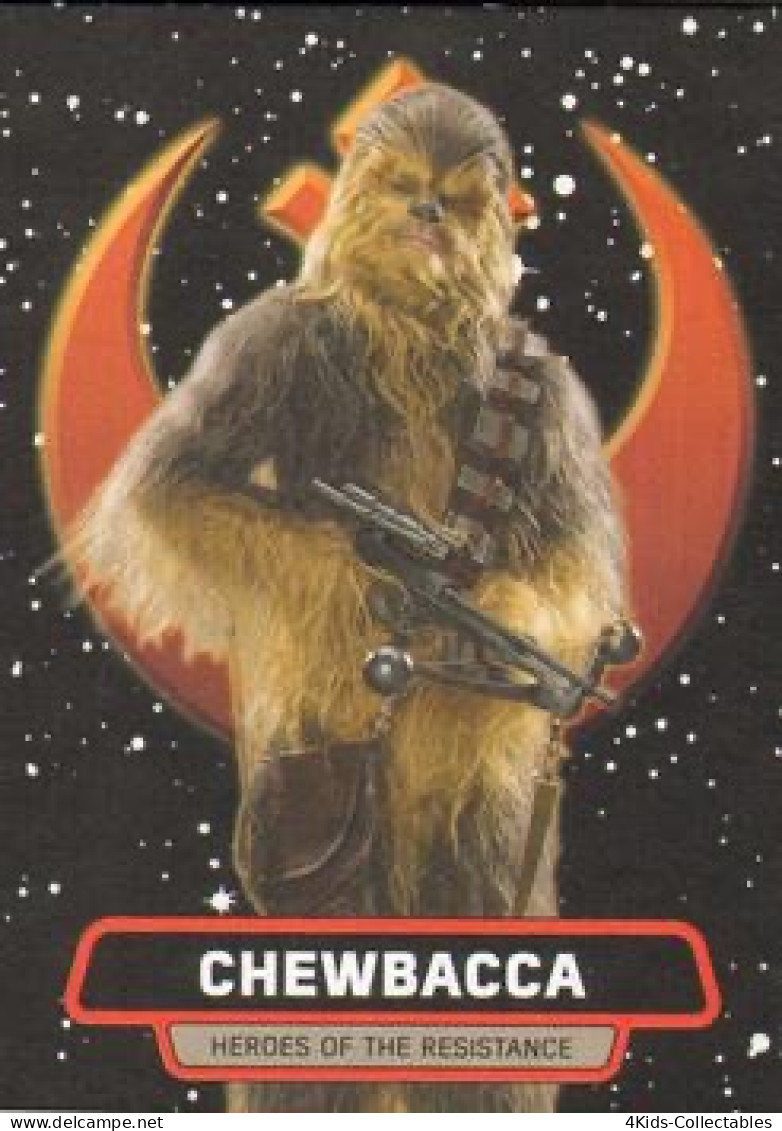 2015 Topps STAR WARS Journey To The Force Awakens "Heroes Of The Resistance" R-5 Chewbacca - Star Wars