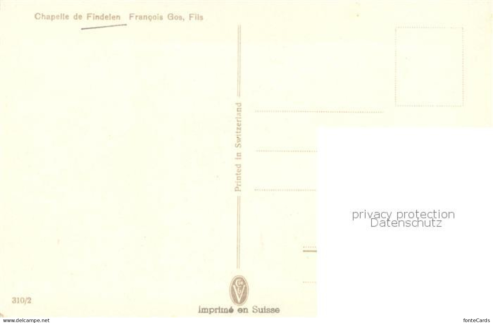 13767088 Findelen VS Chapelle De Findelen Kuensterkarte Findelen VS - Other & Unclassified