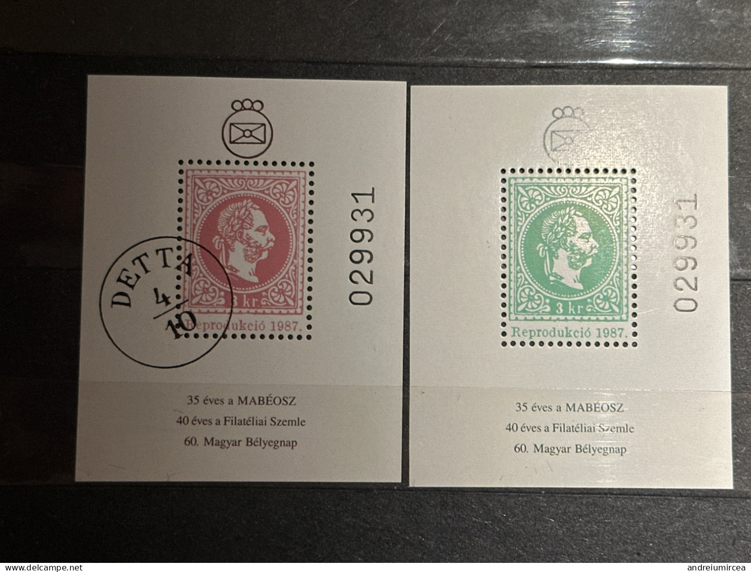 Hungary Bloc MNH  Belyegnap 1985 - Unused Stamps