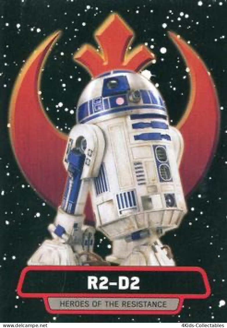 2015 Topps STAR WARS Journey To The Force Awakens "Heroes Of The Resistance" R-7 R2-D2 - Star Wars