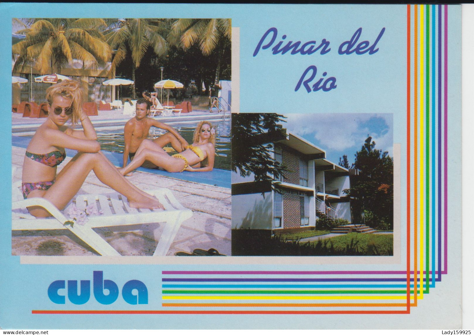 Villa Gaviota Pinar Pinar Fel Rio Hotel  Cuba  Publicité CM 2 Scans - Kuba