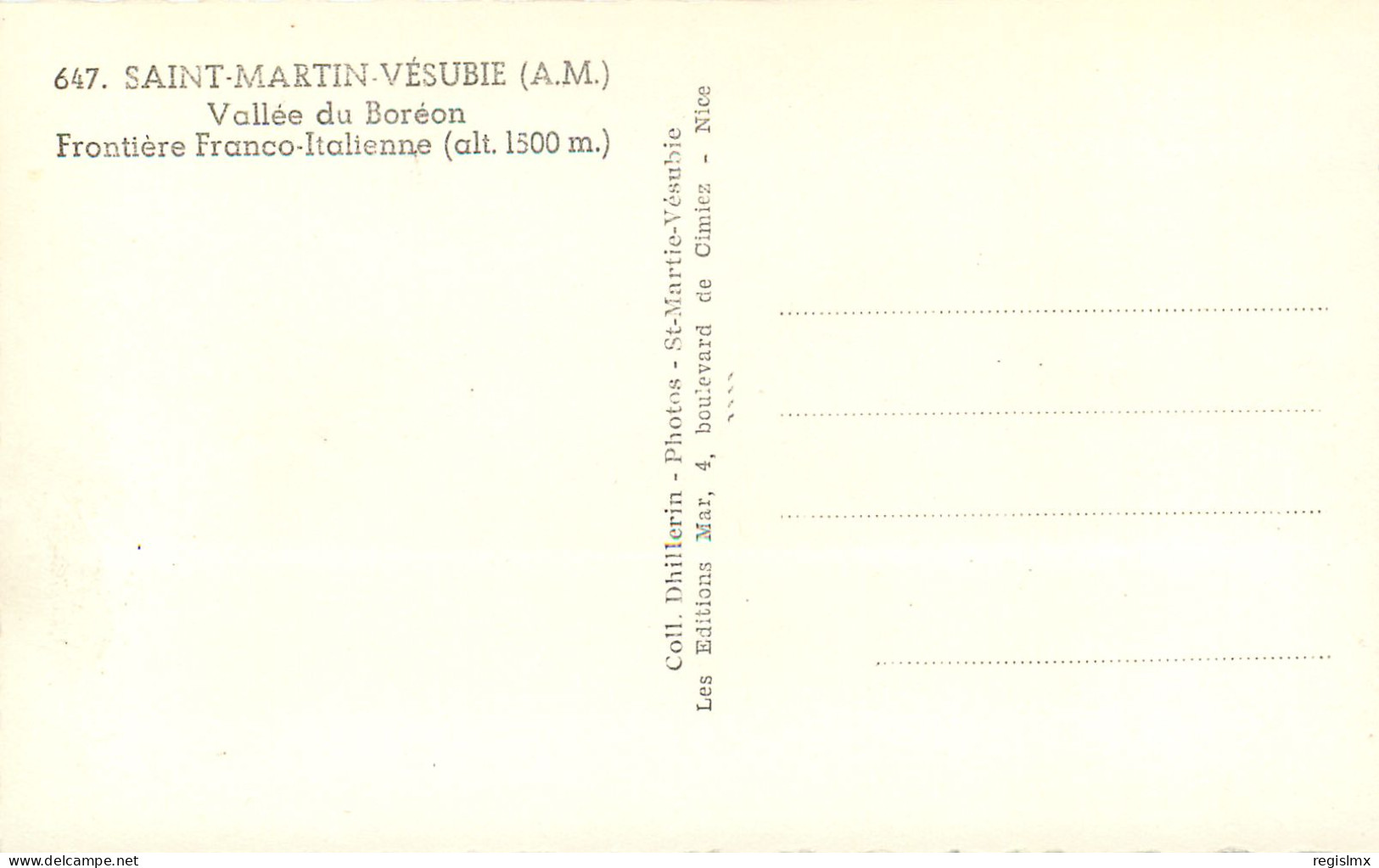 06-SAINT MARTIN VESUBIE-N°3025-H/0109 - Saint-Martin-Vésubie
