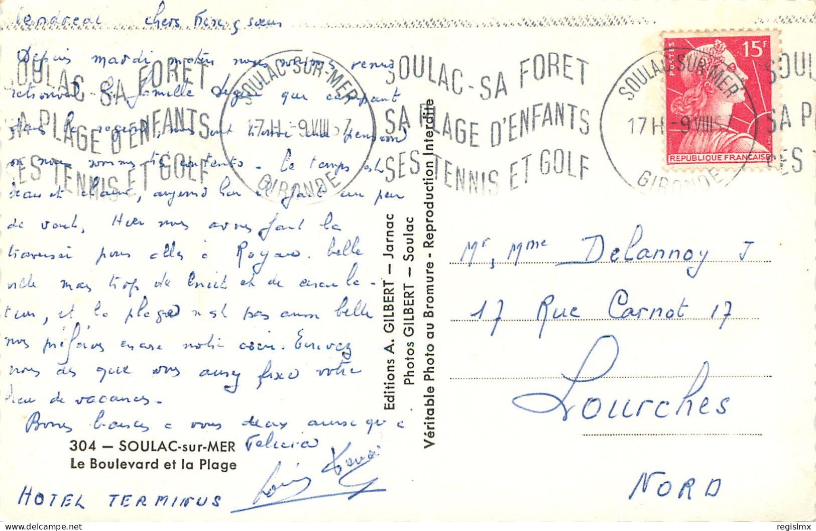 33-SOULAC SUR MER-N°3025-G/0395 - Soulac-sur-Mer