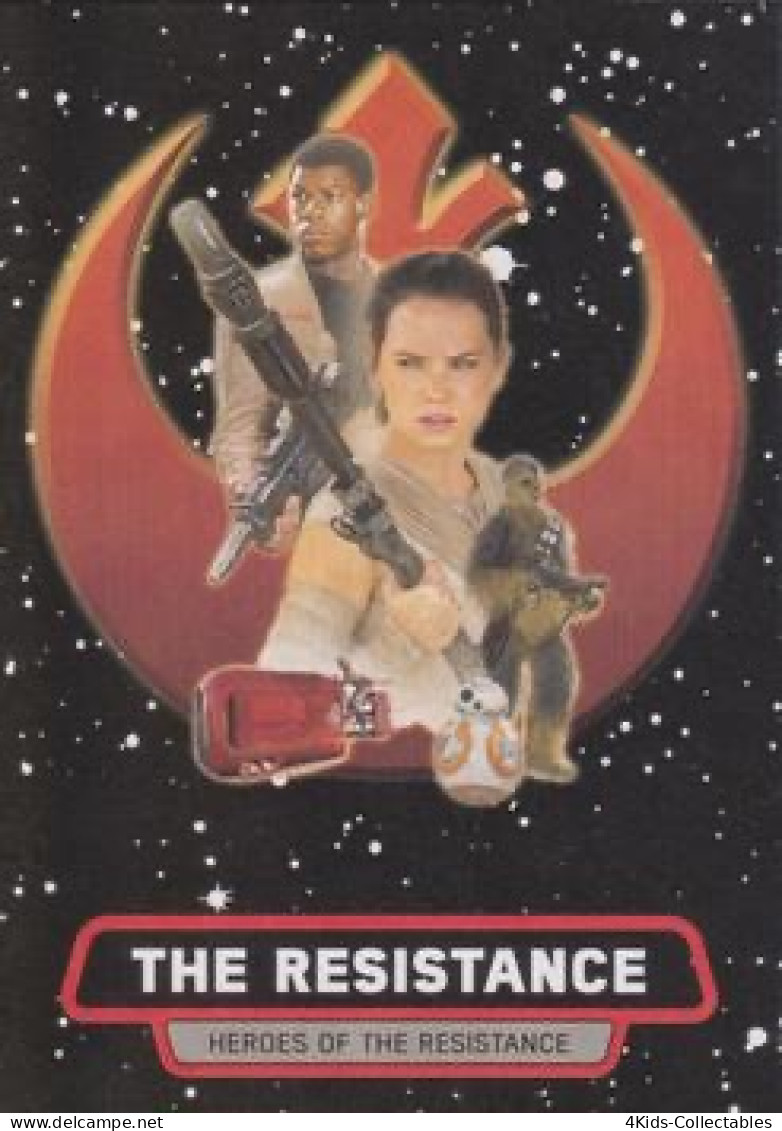 2015 Topps STAR WARS Journey To The Force Awakens "Heroes Of The Resistance" R-9 The Resistance - Star Wars