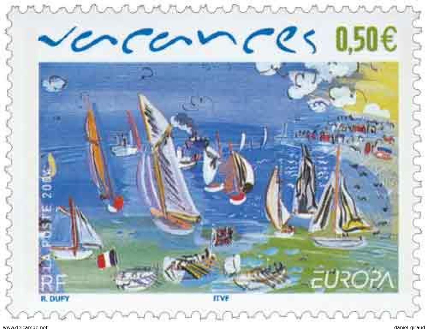 France 2004 Timbre Adhésif N°YT AD42 MNH ** Europa - Vacances Provenant Du Carnet N°YT BC42 - Neufs