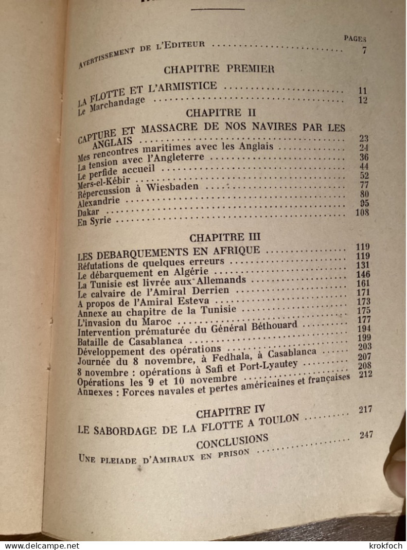 La Vérité Sur Les Amiraux - V.A. Docteur 1949 - Marine Sabordage Toulon Daran Esteva Derrien - War 1939-45